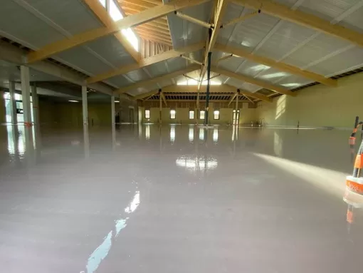 Coulage chape liquide anhydrite grande superficie à Roanne, Roanne, Chape Liquide Masson