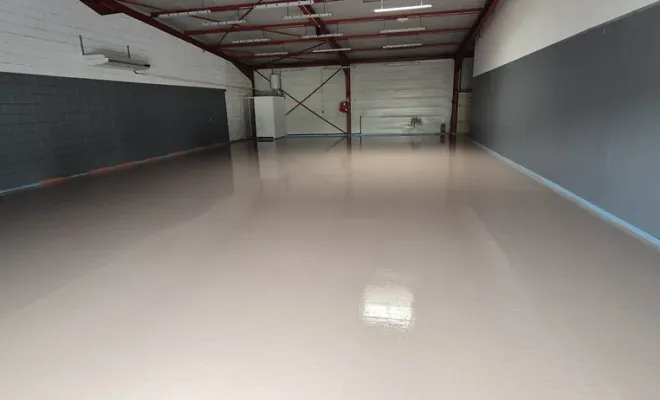 Rénovation de magasin à Feurs avec une chape liquide anhydrite Thermio max, Roanne, Chape Liquide Masson