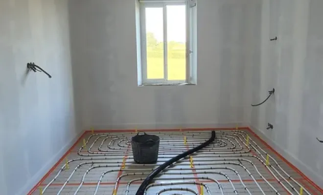 Rénovation à Marcigny avec chape liquide Thermio Max sur plancher chauffant, Roanne, Chape Liquide Masson